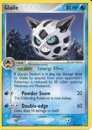 Glalie - (EX Power Keepers)