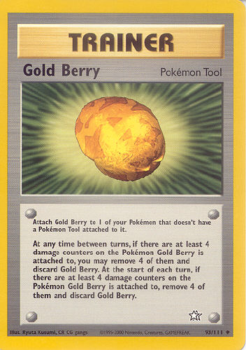 Gold Berry (Pokémon Tool) - (Neo Genesis)