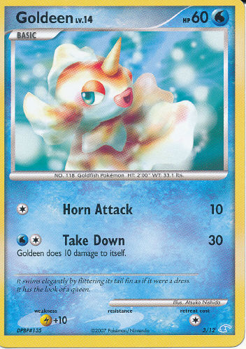 Goldeen - (DP: Trainer Kit #1 (Gold & Blue))