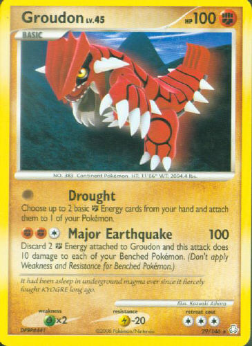 Groudon - (DP - Legends Awakened)