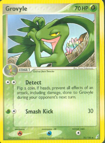 Grovyle - (EX Crystal Guardians)