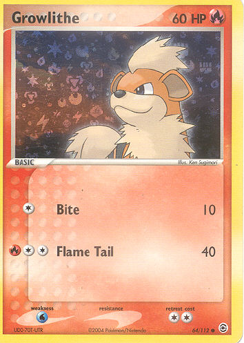 Growlithe - (EX FireRed & LeafGreen)