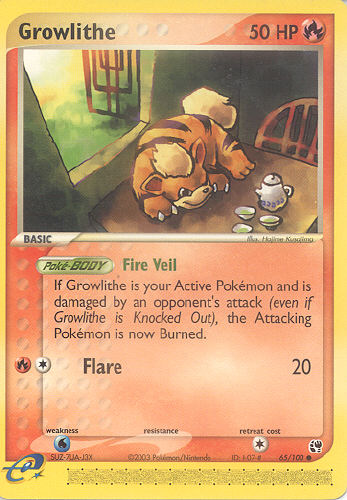 Growlithe - (EX Sandstorm)