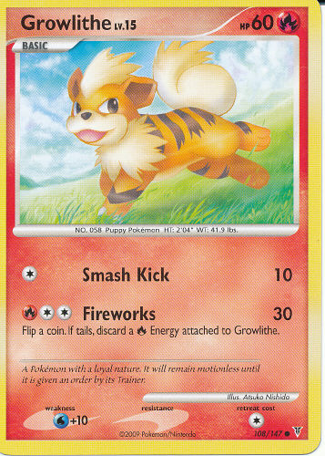 Growlithe - (Platinum - Supreme Victors)