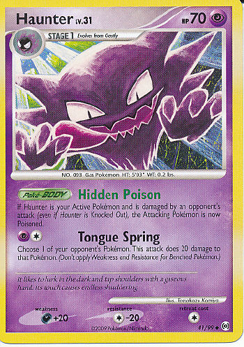 Haunter - (Platinum - Arceus)