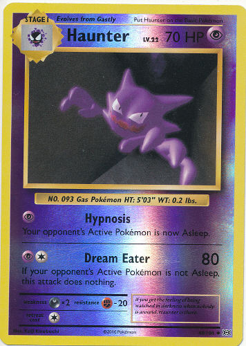 Haunter (Reverse Holo) - (Evolutions)