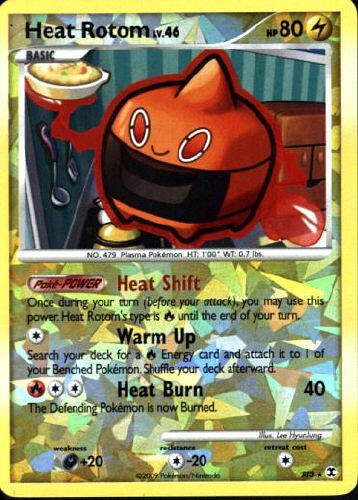 Heat Rotom (Reverse Holo) - (Platinum - Rising Rivals)