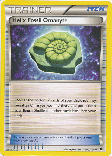 Helix Fossil Omanyte - (Fates Collide)