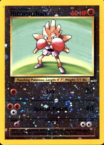 Hitmonchan (Reverse Holo) - (Best of Game Promos)