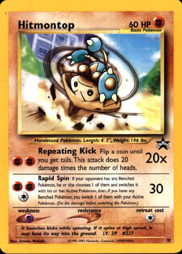 Hitmontop - (Wizards Black Star Promo)