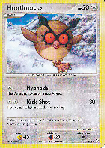 Hoothoot - (Diamond And Pearl Base Set)