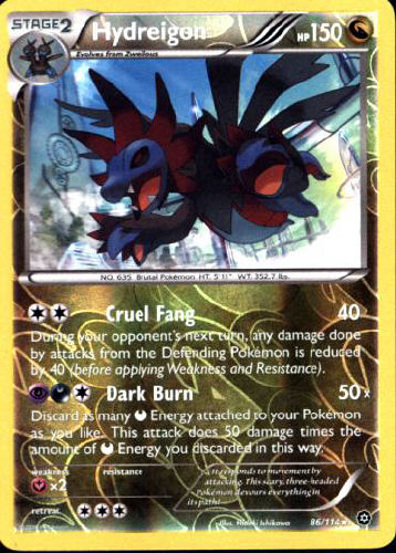 Hydreigon (Reverse Holo) - (Steam Siege)