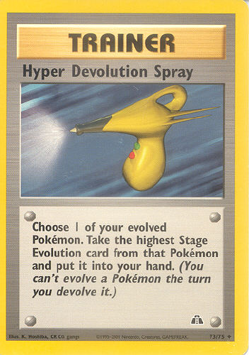 Hyper Devolution Spray - (Neo Discovery)