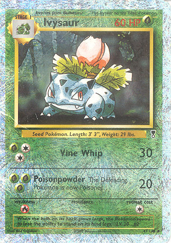 Ivysaur (Reverse Holo Shiny) - (Legendary Collection)