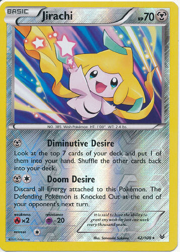 Jirachi (Reverse Holo) - (Roaring Skies)