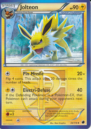 Jolteon Team Plasma - (Plasma Freeze)