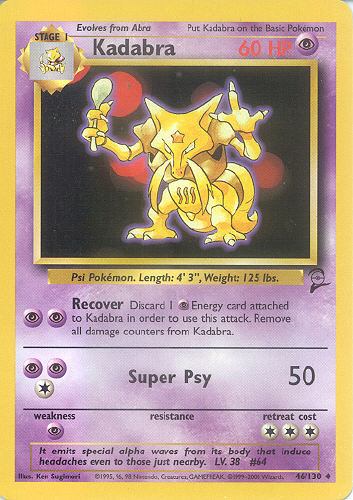 Kadabra - (Base Set 2)