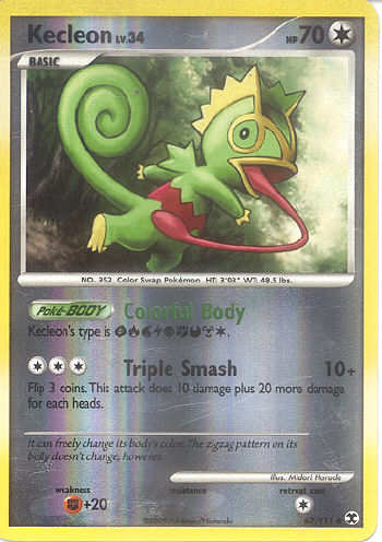 Kecleon (Reverse Holo) - (Platinum - Rising Rivals)