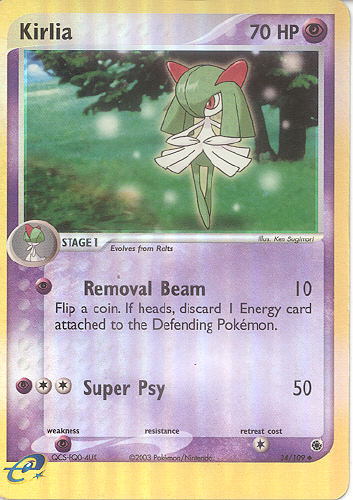 Kirlia (Reverse Holo) - (EX Ruby And Sapphire)
