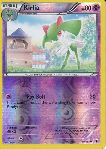 Kirlia (Reverse Holo) - (Plasma Storm)