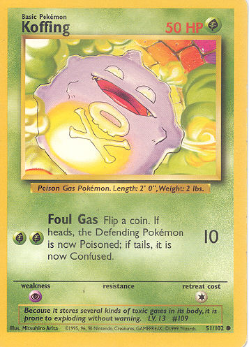 Koffing - (Base Set)