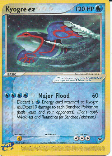 Kyogre ex - (Nintendo Black Star Promos)