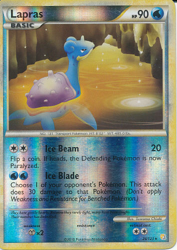 Lapras (Reverse Holo) - (HeartGold & SoulSilver)