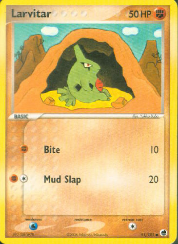 Larvitar - (EX Dragon Frontiers)