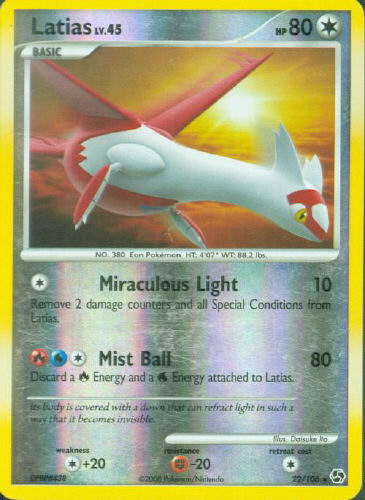 Latias (Reverse Holo) - (DP - Great Encounters)