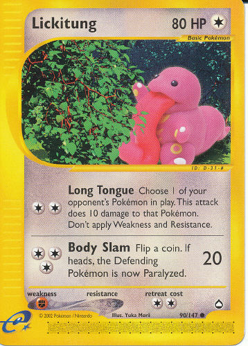 Lickitung - (Aquapolis)