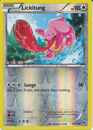 Lickitung (Reverse Holo) - (Furious Fists)