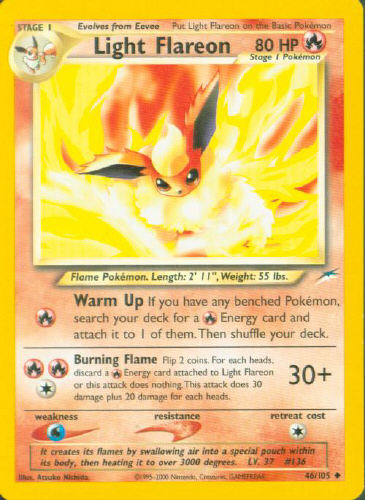 Light Flareon - (Neo Destiny)