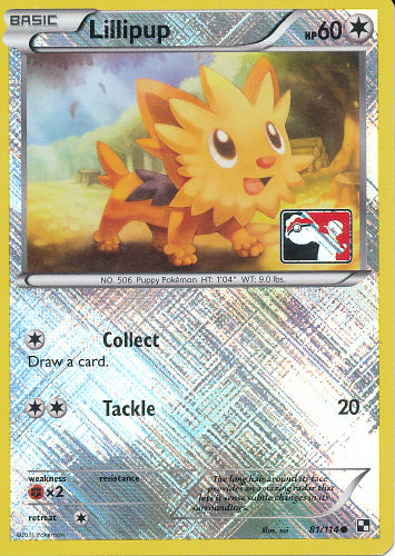 Lillipup (Pokémon Play) (Reverse Holo) - (Black & White)