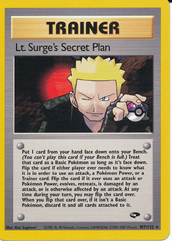 Lt. Surge's Secret Plan - (Gym Challenge)