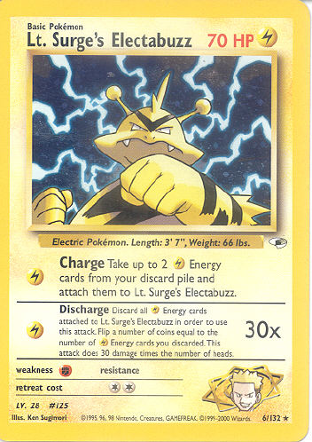 Lt. Surge's Electabuzz - (Gym Heroes)