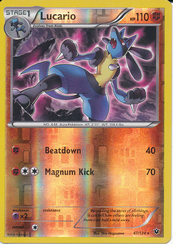 Lucario (Reverse Holo) - (Fates Collide)