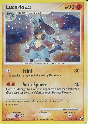 Lucario - (Diamond And Pearl Base Set)