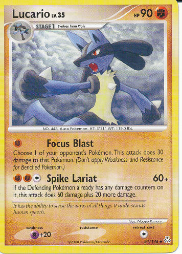 Lucario - (DP - Legends Awakened)