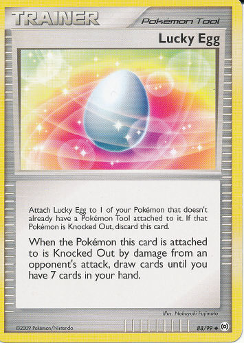 Pokémon Tool: Lucky Egg - (Platinum - Arceus)