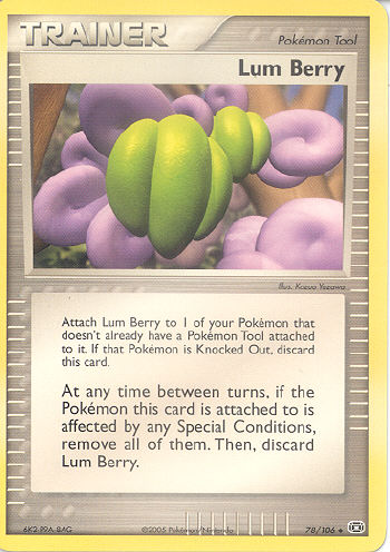 Lum Berry (Pokémon Tool) - (EX Emerald)