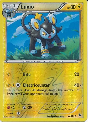 Luxio (Reverse Holo) - (Flashfire)