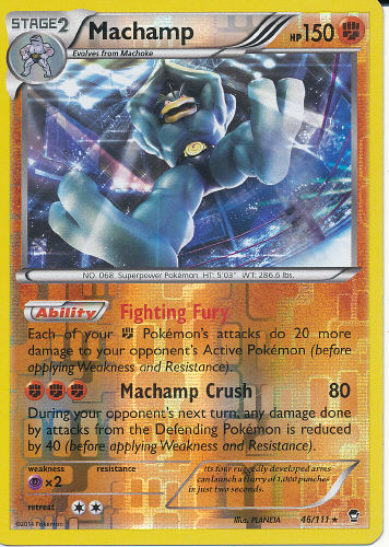 Machamp (Reverse Holo) - (Furious Fists)