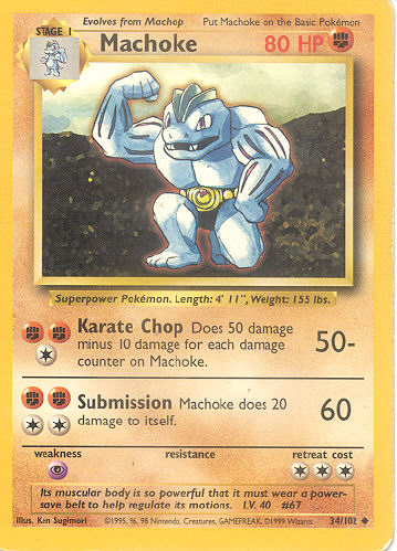 Machoke - (Base Set)