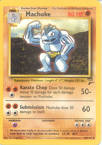 Machoke - (Base Set 2)