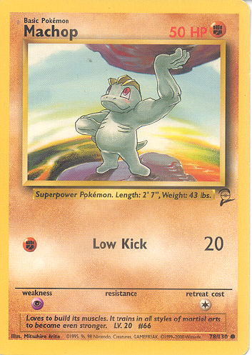 Machop - (Base Set 2)