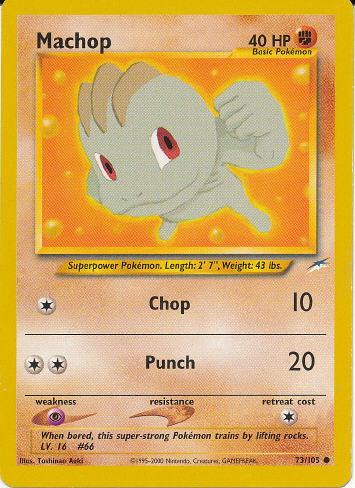 Machop - (Neo Destiny)