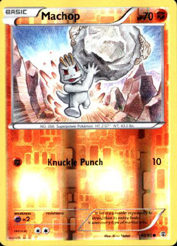 Machop (Reverse Holo) - (Generations)