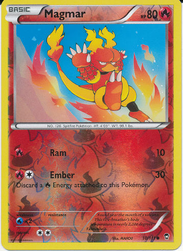 Magmar (Reverse Holo) - (Furious Fists)