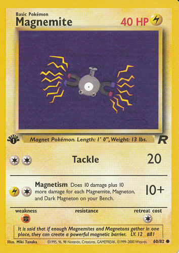 Magnemite - (Team Rocket)