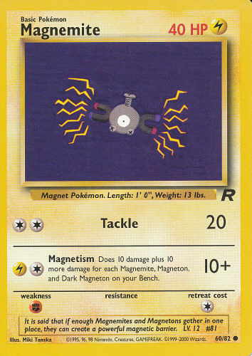 Magnemite - (Team Rocket)